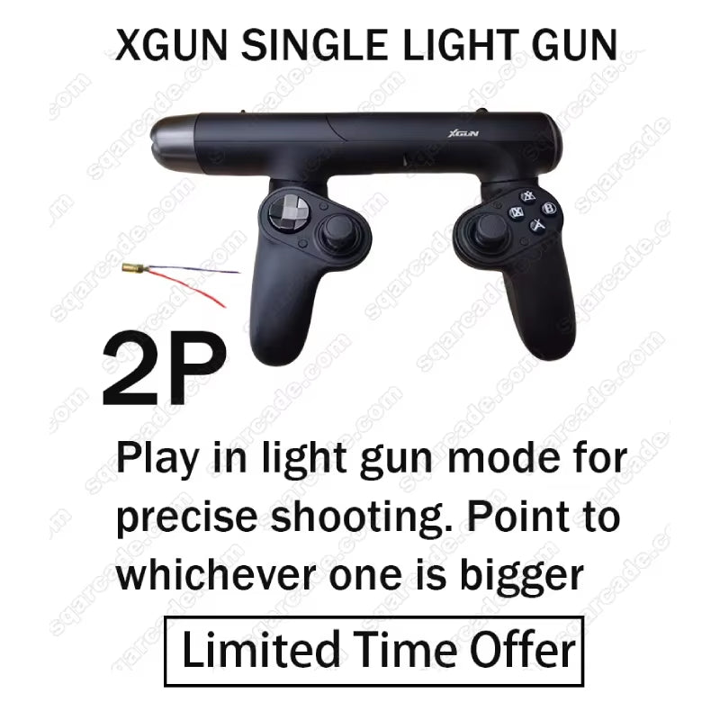 XGUN Light Gun Gyro Gun Hybrid in a SMG Form Factor Gamepad Version Support PS4 and PC USB